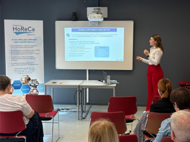 Photo d'une séance d'information