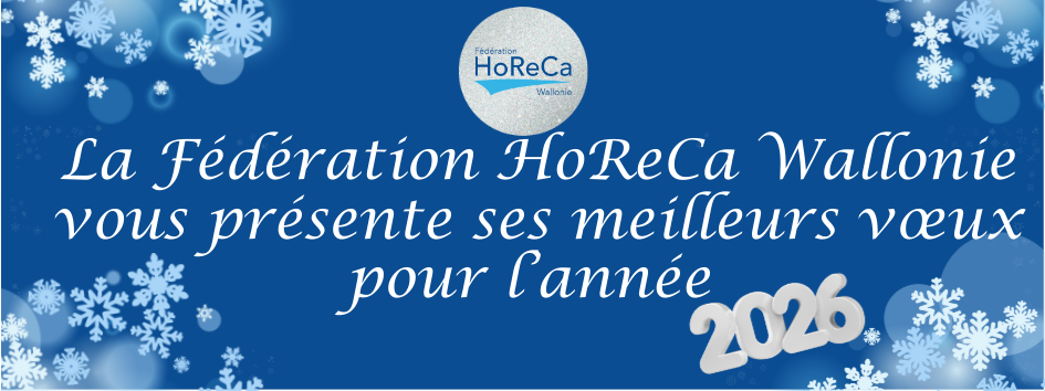 Cadre bleu avec voeux pour 2026